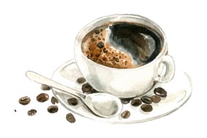 コーヒーを楽しむ