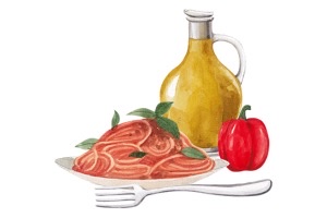 お酒と料理を楽しむ